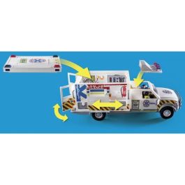 Playmobil 70936 Ambulancia de Rescate US con Luces y Techos Desmontables, Incluye Doctora y Paramédicos para Niños +4 Años Playmobil 70936 Ambulancia de Rescate US con Luces y Techos Desmontables, Incluye Doctora y Paramédicos para Niños +4 Años