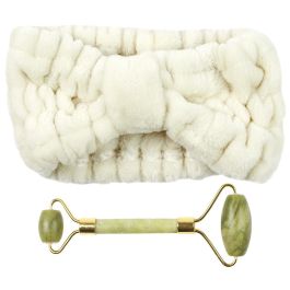 Cosmetic Club Masajeador Facial Jade Pour Elle con Banda para Maquillaje