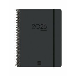 Finocam Agenda Ikon Espiral 16 Meses E10 Svv, Tapa PP Negro, Septiembre 2025-Diciembre 2026, Con Goma Elástica y Adhesivos Temáticos Precio: 9.5000004. SKU: B17H6QQ2CL