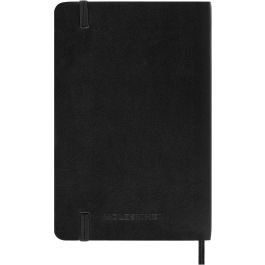 Moleskine DSB12DC2Y26 Agenda 2026 Diaria 12 Meses Tapa Blanda Negra 9x14 cm Cierre Goma Elástica