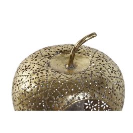 Portavela Oriental DKD Home Decor Dorado 14 x 13 x 14 cm