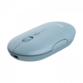 Trust Ratón Inalámbrico Ultrafino Puck 800-1200-1600 DPI Ambidiestro Recargable Azul Precio: 18.99000015. SKU: S7806367