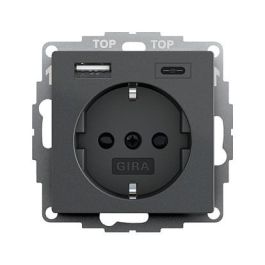 GIRA 245928 SCHUKO USB-Spannungsversorgung 2f System 55 Anthrazit Toma de Corriente con USB Precio: 87.8339. SKU: B17YJJ2QVH