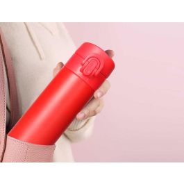 Termo Liderpapel Acero Inoxidable Con Doble Cobertura Y Sistema De Apertura Facil Con Boton 330 mL Termo Liderpapel Acero Inoxidable Con Doble Cobertura Y Sistema De Apertura Facil Con Boton 330 mL
