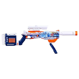 Hasbro Nerf Load Out Arctic Zerostriker G1763 Lanzador Personalizable con Accesorios e Incluye 24 Dardos N1