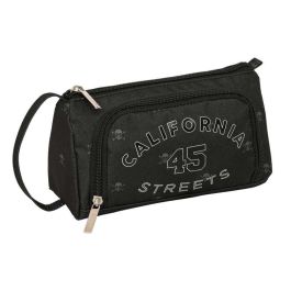 Estuche Escolar con Accesorios Safta California Negro 20 x 11 x 8.5 cm (32 Piezas) Precio: 10.95000027. SKU: B1GN486AB2
