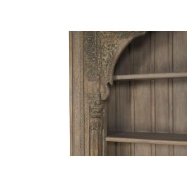DKD Home Decor Estantería de Teca Colección Unique / Antique para Item Home con 4 Estantes 168x56x272 cm