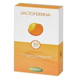 Mednat Lactoferrina bovina 200 mg. Complemento alimenticio para el sistema inmune, apoya en infecciones. 30 cápsulas. Precio: 30.8899998. SKU: B16KCR27X6