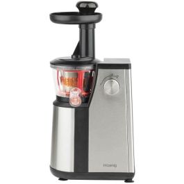 H.Koenig GSX12 Extractor de Jugo Vertical de 52 rpm, Acero Inoxidable, 400W, Bajo Desperdicio, Silencioso
