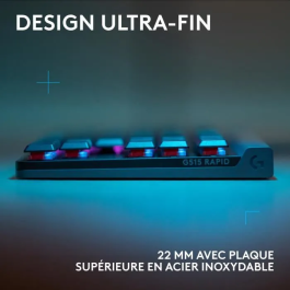 Logitech G Teclado para Juegos con Cable G515 Rapid TKL - Negro