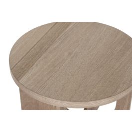 DKD Home Decor Mesita Auxiliar Scandi Natural 50 x 38 x 50 cm