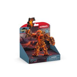 Schleich 42447 Eldrador Creatures Lave Golem con Arma - Figura de Juguete para Niños y Coleccionistas