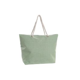 Bolso Mediterraneo DKD Home Decor Verde Menta Coral 14 x 38 x 52 cm (4 Unidades)