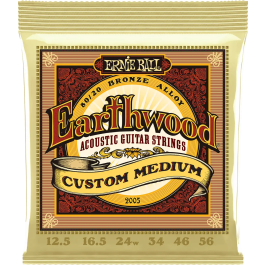 Ernieball Earthwood 80/20 Bronze Medium Cuerdas Guitarra Acústica Calibre 12.5-56 Precio: 9.5000004. SKU: B1EHALEFPR