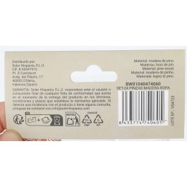 Wooow Set 24 Pinzas de Madera para Ropa Confortime 7 cm Largo (36 Unidades) Precio: 28.88999993. SKU: B1KKQM9P55