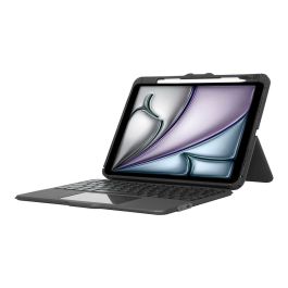 Targus VersaVu Teclado con Trackpad y Cubierta Bluetooth 5.0 para iPad Air (M2) 11" e iPad Pro 11" - Idioma Nórdico QWERTY, Negro