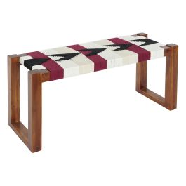 DKD Home Decor Descalzadora Colonial Marron Natural Acacia Algodon 90 x 43 x 32 cm (2 Unidades) Precio: 167.88999986. SKU: B1B3LFW9SW