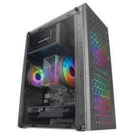 Mars Gaming MCCORE Caja Gaming Minitorre con 2 Ventiladores FRGB, Ventana Lateral, Soporte MicroATX/Mini-ITX y Rejilla Frontal Metal-MESH Mars Gaming MCCORE Caja Gaming Minitorre con 2 Ventiladores FRGB, Ventana Lateral, Soporte MicroATX/Mini-ITX y Rejilla Frontal Metal-MESH
