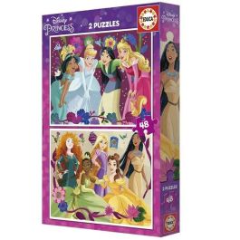 Educa Puzzle 2x48 Disney Princess
