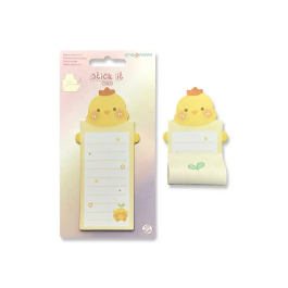 Imaginovo Bloc Notas Adhesivas Pollito 20 Hojas 85x164 mm