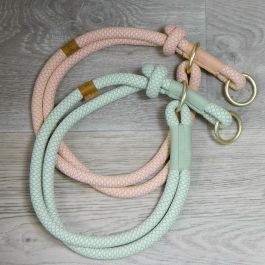 Collar de Adiestramiento para Perros Trixie Soft Rope Rosa S/M 40 cm