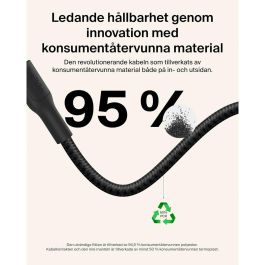Belkin 745883925247 Cable USB-C a USB-C para juegos Nintendo Switch 2, 60 W, negro