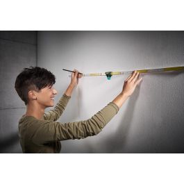 Wolfcraft 5222000 Nivel de burbuja para metros plegables Herramienta inteligente de bricolaje