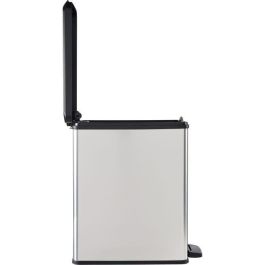 Papelera Slim - SLIM BIN - CURVER - 25L - Diseño compacto - 41 x 27 x 55 cm - Gris metalizado Papelera Slim - SLIM BIN - CURVER - 25L - Diseño compacto - 41 x 27 x 55 cm - Gris metalizado