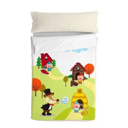 Saco Nórdico sin Relleno HappyFriday Mr Fox Piggys Multicolor 105 x 200 cm Precio: 93.58999947. SKU: B1G5KNWH7Y