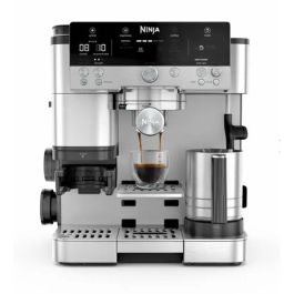 Ninja ES601EU Luxe Premier Cafetera Espresso con Molinillo Integrado, 2L, 1650W, Negro/Acero Inoxidable