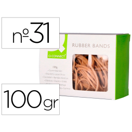 Q-connect Gomillas Elásticas 100 gr 60x3 mm Número 31 Precio: 1.9941768. SKU: B1JKG79HLR