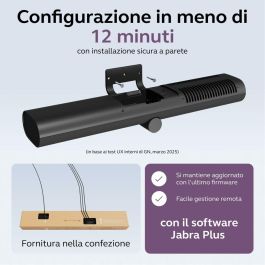 Jabra PANACAST 40 Cámara de Videoconferencia 4K MS Teams Rooms Bar Only Negro