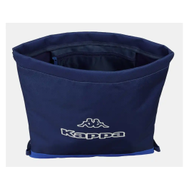 Bolsa Mochila con Cuerdas Kappa Rain Azul marino 35 x 40 x 1 cm