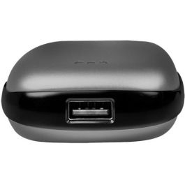 LogiLink Powerbank 4000 mAh y Calentador de Manos, 1x USB-A, Carga Rápida, Aluminio, Gris