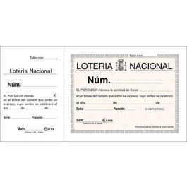 Talonario Loteria Dos Tintas Loan (Set de 10) Precio: 8.90000012. SKU: B1FKK86TFS
