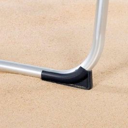 Tumbona de playa reclinable aluminio con cojín aktive 149x49x78/116 cm Tumbona de playa reclinable aluminio con cojín aktive 149x49x78/116 cm
