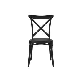 Silla Terraza Y Jardin DKD Home Decor Negro 51 x 88 x 48 cm (4 Unidades) Silla Terraza Y Jardin DKD Home Decor Negro 51 x 88 x 48 cm (4 Unidades)