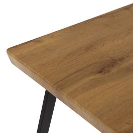 Versa Mesa de Entrada 40x75x70 cm, Madera MDF y Metal