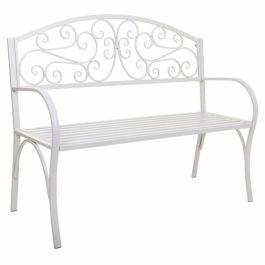 Banco Alexandra House Living Blanco Hierro 53 x 91 x 153 cm Precio: 229.9. SKU: B19FSSYNA8