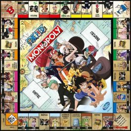 Winning Moves Monopoly Edición Especial One Piece - Juego de Mesa Coleccionable en Francés