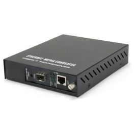 Level One GVM-1000 Convertidor Ethernet Fibra Óptica Gigabit 10/100/1000TX a 1000FX 500m RJ45 SFP