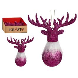 Adorno Arbol Navidad Reno Fucsia Krist+ 14X15CM (48 Unidades) Precio: 74.69000033. SKU: B1DTBAA5J2