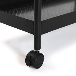 Mesa Auxiliar Negra Versa 32X70CM