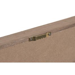 DKD Home Decor Cuadro Atlantico Beige Blanco 25 x 25 x 2.5 cm (6 Unidades) MDF Resina