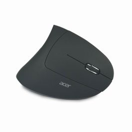 Acer Ratón Vertical Inalámbrico HP.EXPBG.009 Negro - 1600 DPI, 6 Botones, Ergonomico
