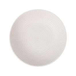 La Mediterranea Plato Hondo Arosa Ivory Ø20 cm, Plato Sopa o Postre, Vajilla, Colección S. Clara (12 Unidades)