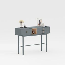 Recibidor Home ESPRIT Azul Gris 120 x 35 x 90 cm