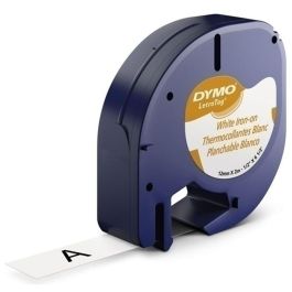 Cinta Laminada para Rotuladoras Dymo 18769 12 mm x 2 m Negro Blanco Textil (10 Unidades) Cinta Laminada para Rotuladoras Dymo 18769 12 mm x 2 m Negro Blanco Textil (10 Unidades)
