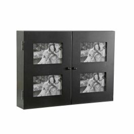 Armario de llaves Versa Negro Madera (8,5 x 33 x 46 cm) Precio: 25.69000005. SKU: S3409674