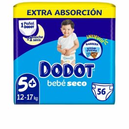 DODOT Etapas Extra Pañales Talla 5 (12-17 kg) con Microperlas Absorbentes y 3 Tubos Ultra-absorbentes, 56 Unidades Precio: 17.5000001. SKU: B13K4GB3NQ